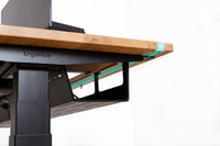 Rohový kancelářský stůl s rozšíøenym organizérem kabelů 4