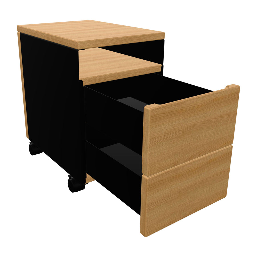 Mobile cabinet with drawers