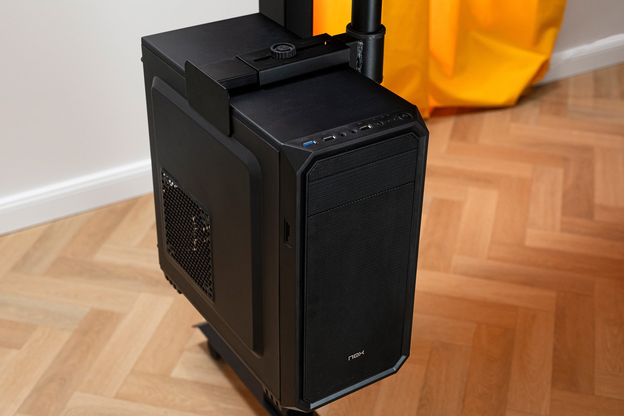 Supporto Per PC Sotto Scrivania RICOO TRH-11 - Montaggio Universale Per Torre CPU, Regolabile E Robust
