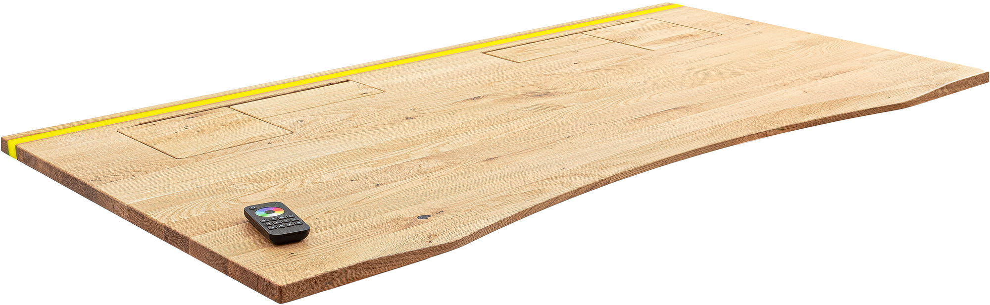 Massivholz-Schreibtisch höhenverstellbar - Spon-Holz
